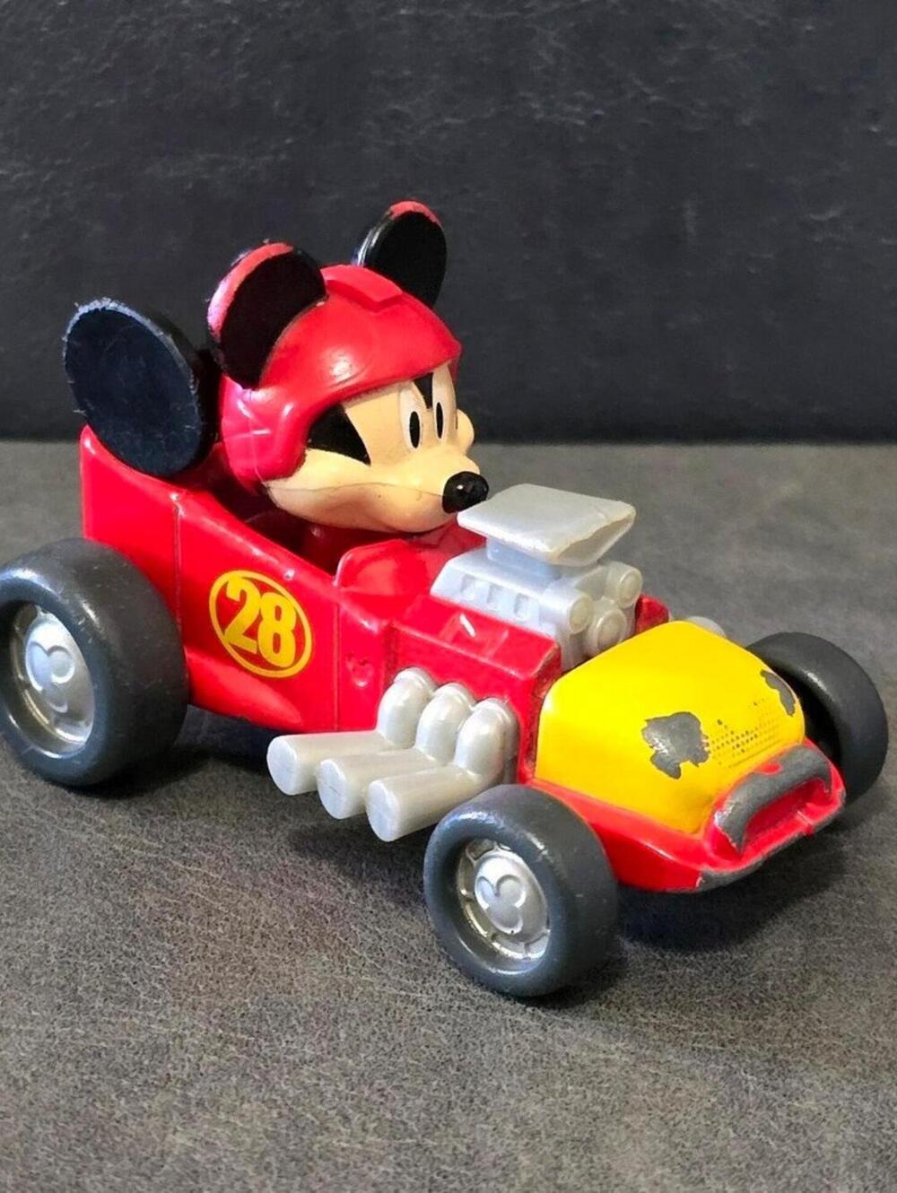 Disney Diecast Mickey Mouse 28 Roadster Racer 2016 Mattel Toy